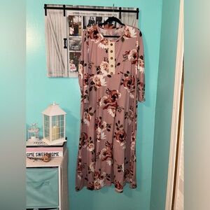 Custom made Maxi dress size xl